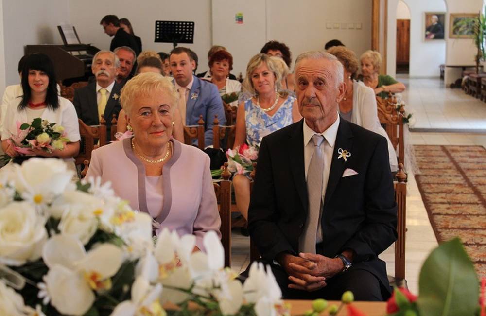 Foto: Zlatá svadba priamo na Radnici mesta Žilina