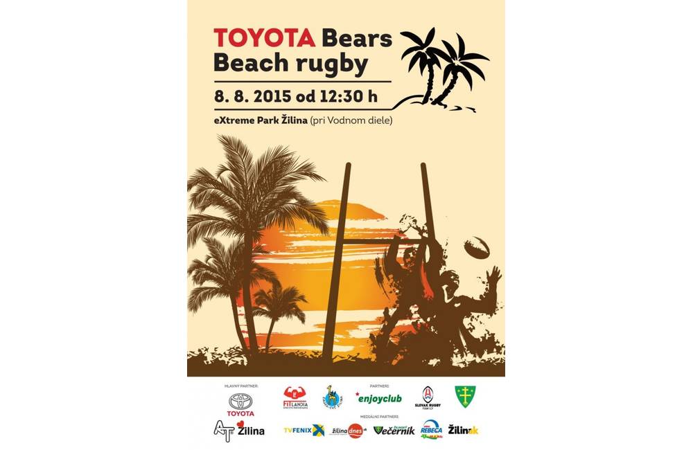 Foto: Toyota Bears Beach Rugby už v sobotu 8.8.