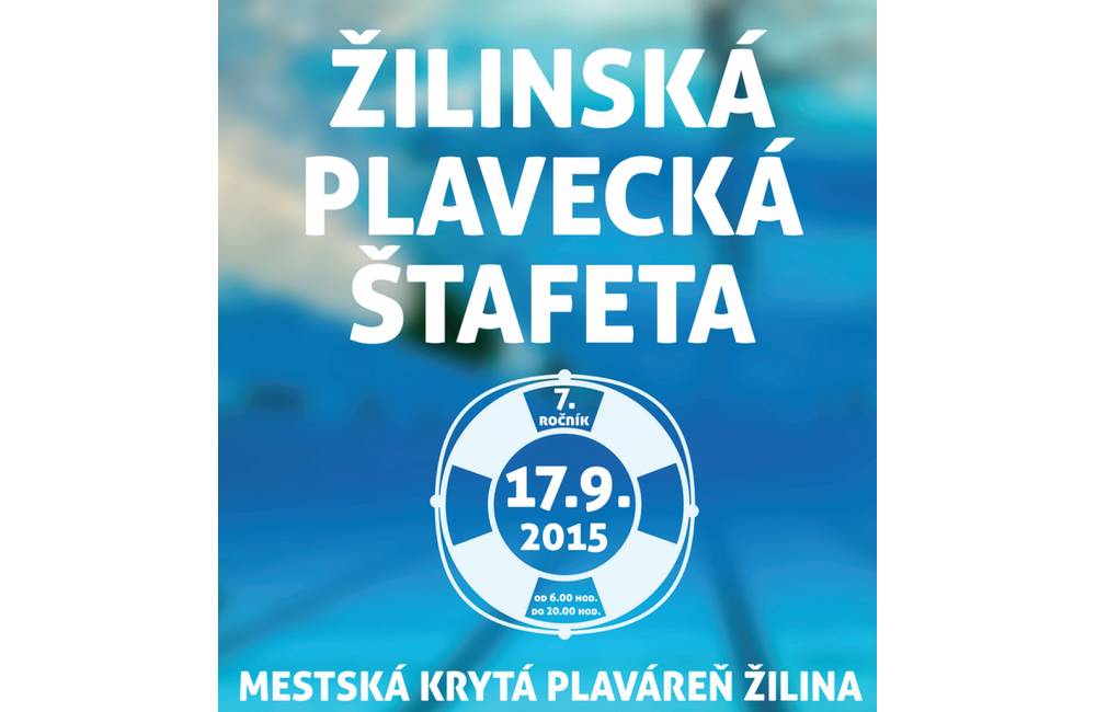 Foto: Žilinská plavecká štafeta sa uskutoční 17.septembra