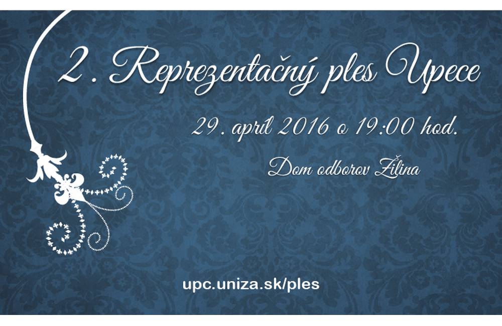 Foto: 2. reprezentačný ples UPeCe sa uskutoční 29.apríla v Dome odborov. Súťažíme o lístky zdarma!