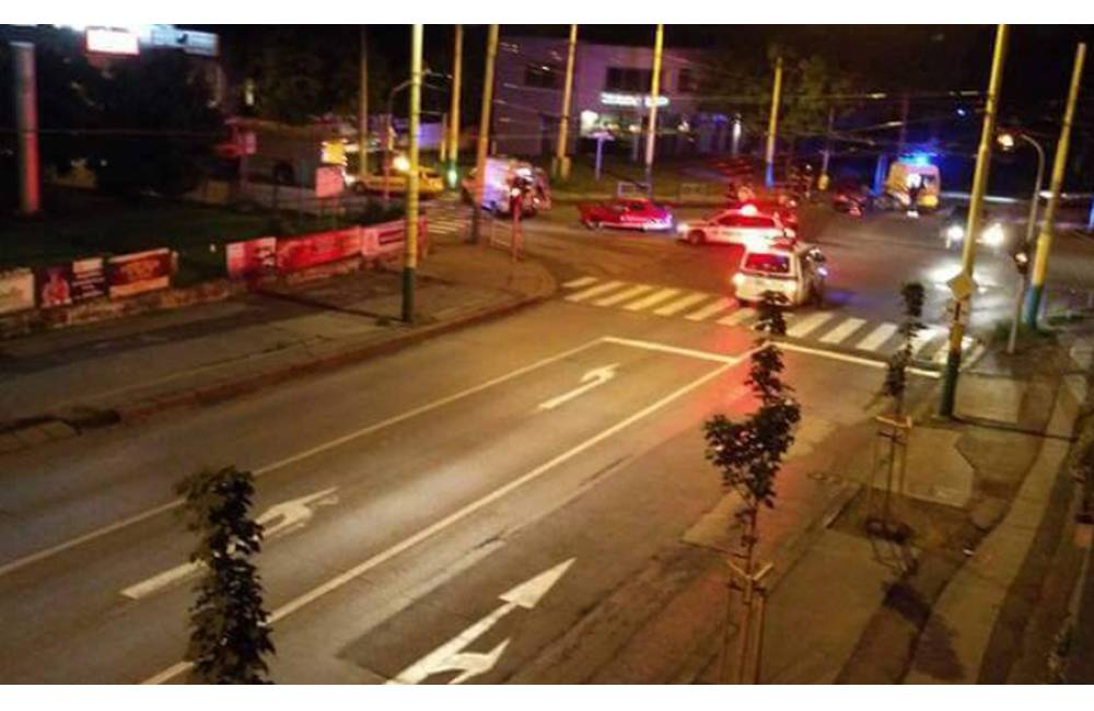 Foto: AKTUÁLNE: Dopravná nehoda na ulici Veľká Okružná