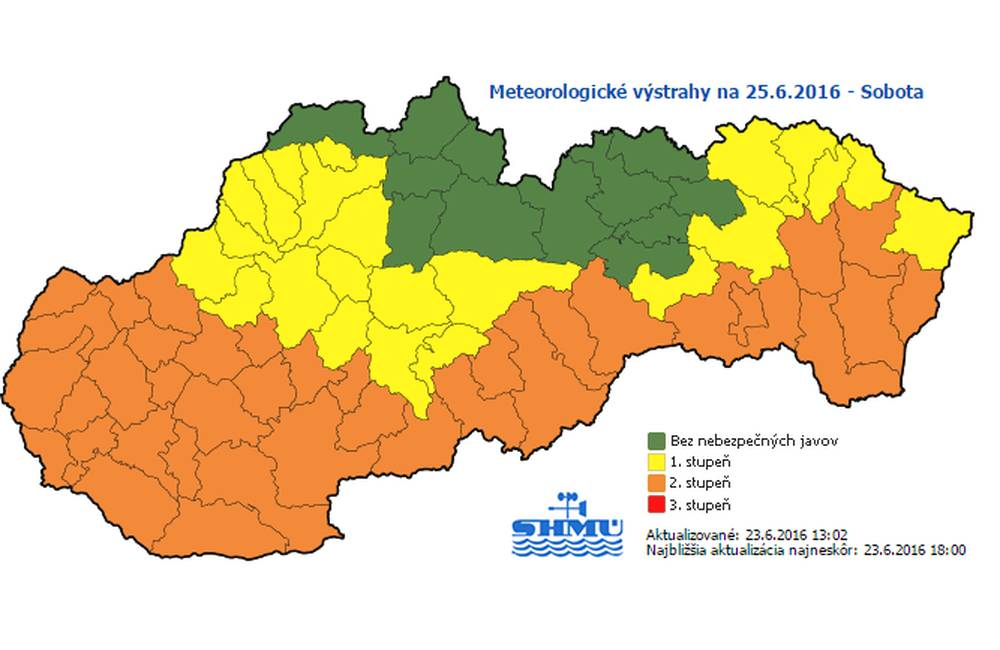 Foto: Slovenský hydrometeorologický ústav varuje pred vysokými teplotami