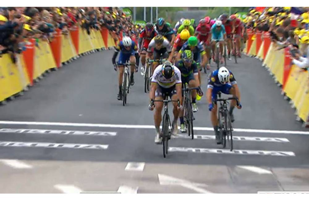 Foto: Peter Sagan dnes vyhral 2. etapu Tour de France 2016