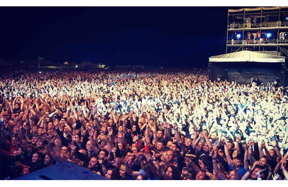 Foto: Koncert Iron Maiden a ďalších dvoch kapiel na Letisku videlo 15 tisíc návštevníkov