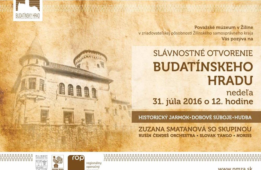 Foto: Slávnostné otvorenie Budatínskeho hradu sa uskutoční 31.júla