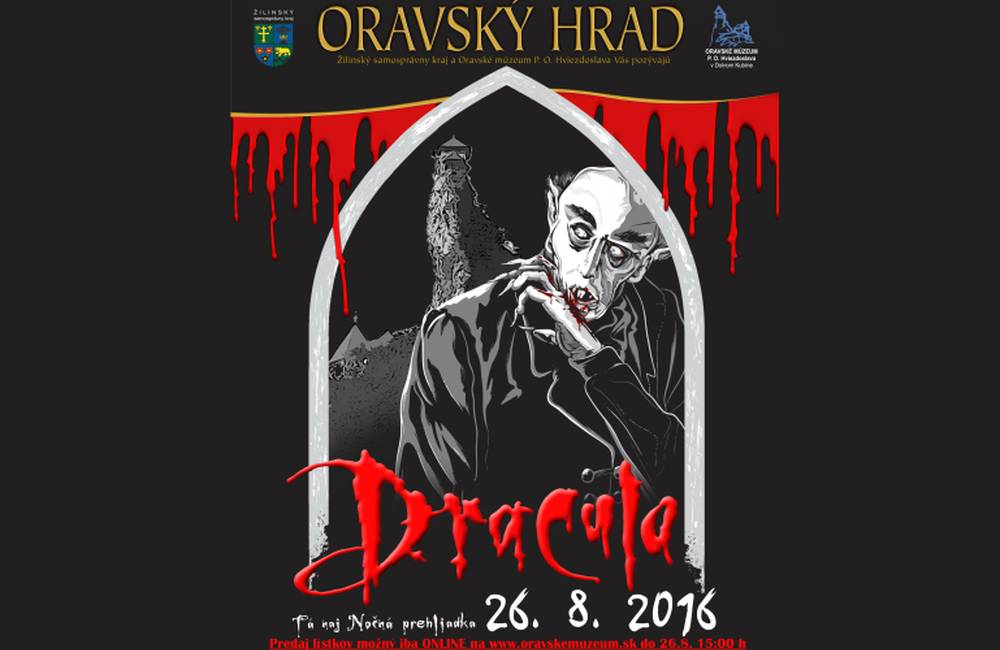 Foto: Dracula - fantastická nočná prehliadka na Oravskom hrade už 26.augusta