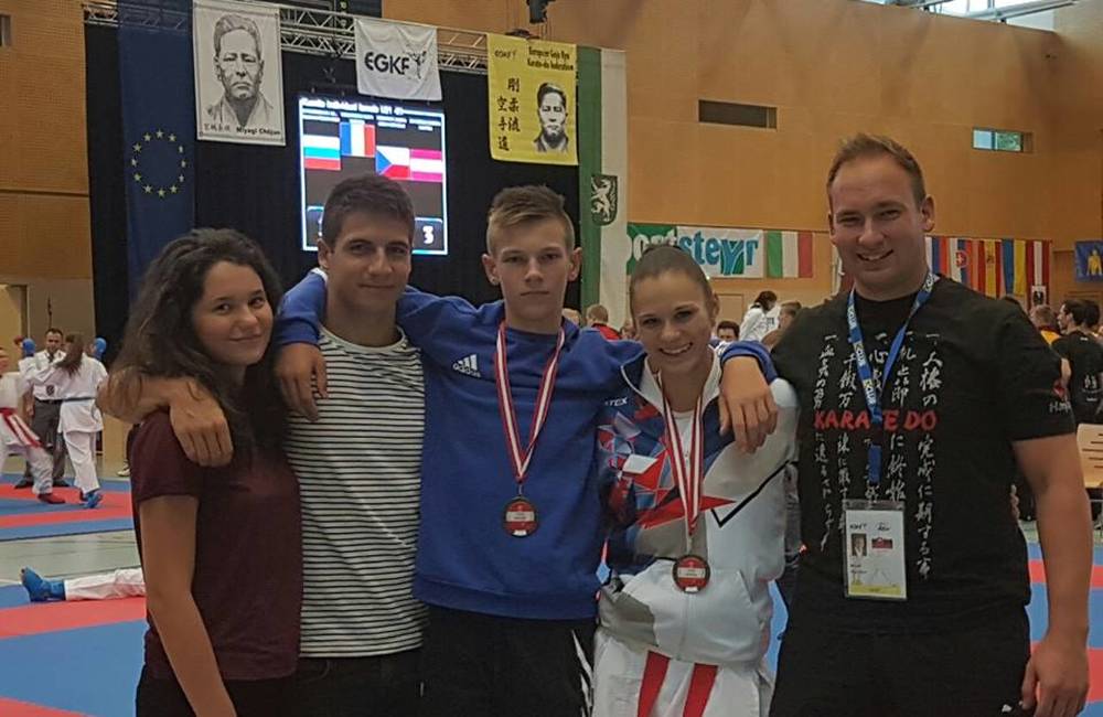 Foto: Žilinčania sa umiestnili na stupňoch víťazov na ME v Goju Ryu Karate a na Budapešť Open