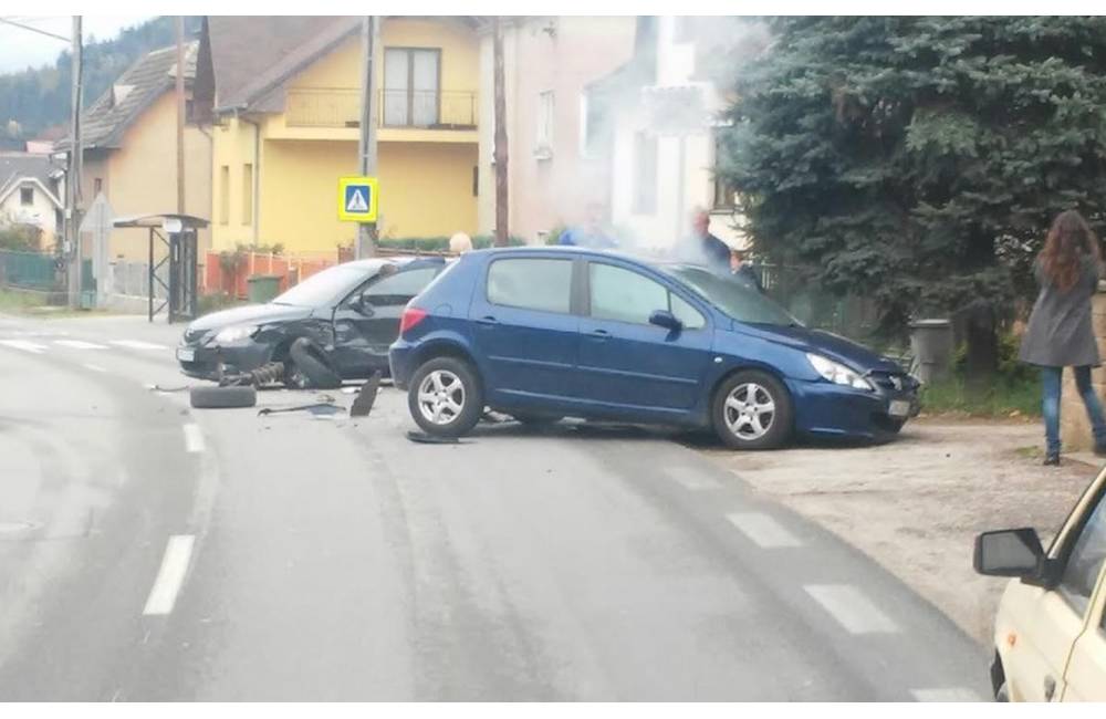 Foto: V obciach Porúbka a Krasňany došlo k dopravným nehodám v rovnakom čase