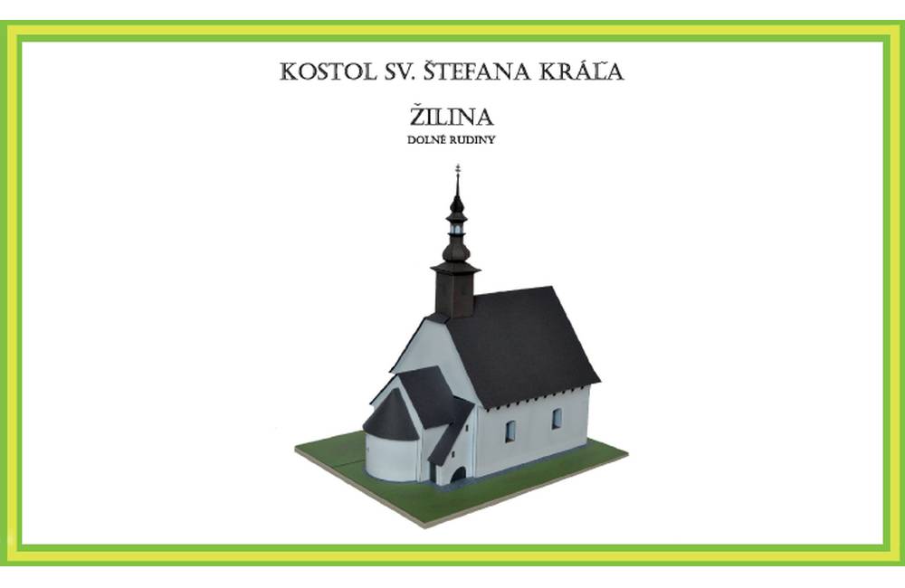 Foto: Kostol sv. Štefana kráľa v Žiline má unikátny papierový model, vydaných bolo 300 kusov