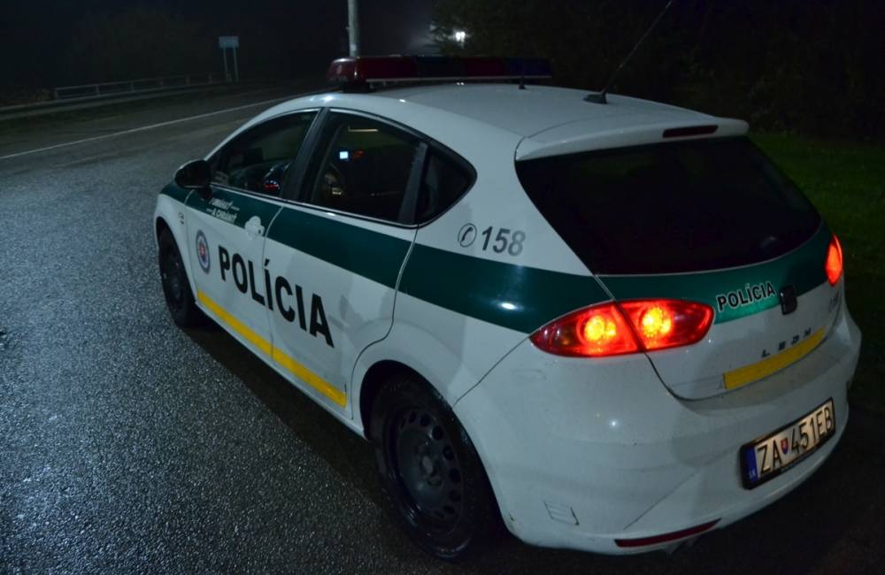 Foto: Policajti zastavili v Žiline 22-ročného mladíka, ktorý jazdil na aute s 2,5 promile alkoholu v krvi