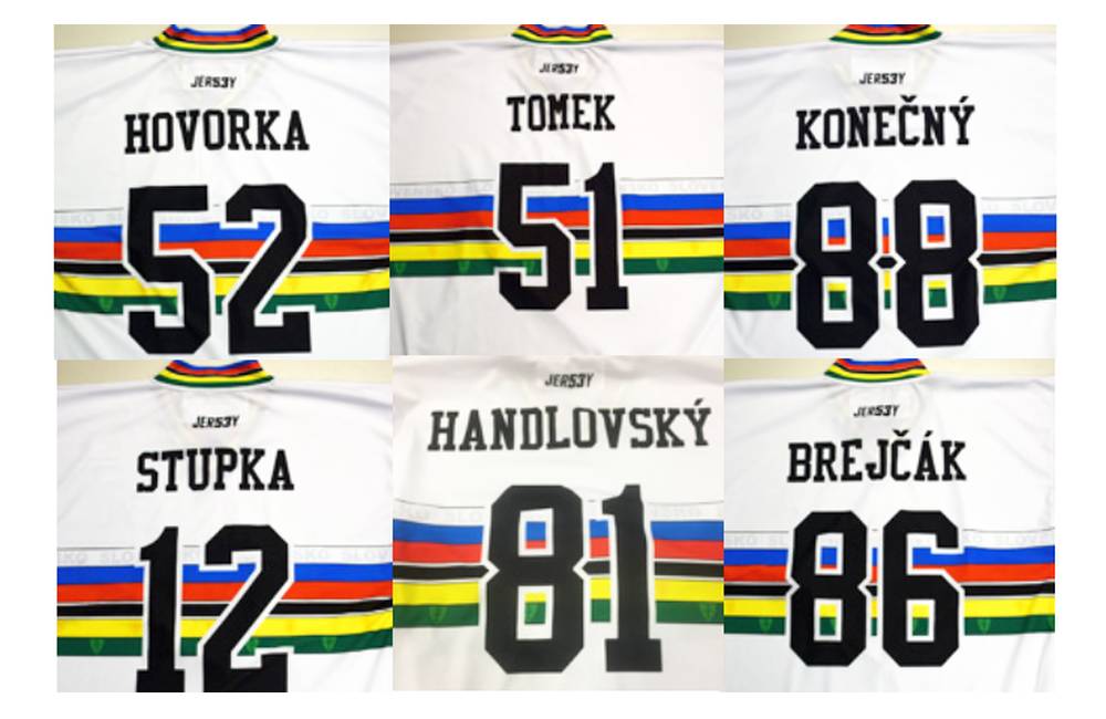 Foto: Dražba špeciálnej edície hokejových dresov na počesť Sagana začala