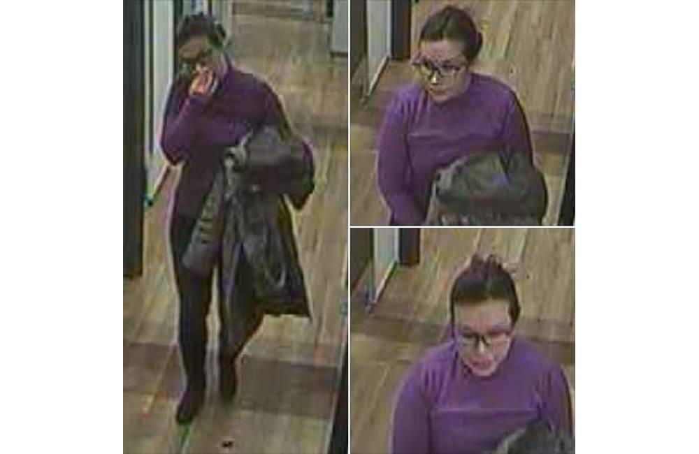 Foto: Neznáma osoba odcudzila 90€ z ruksaku v kabínke, polícia pátra po totožnosti ženy na fotke