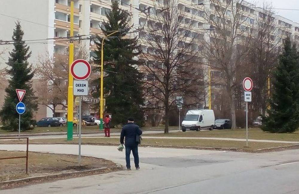 Foto: Na ulici Matice Slovenskej pribudli zákazy vjazdu, ide o opatrenia kvôli Slovanskej ceste