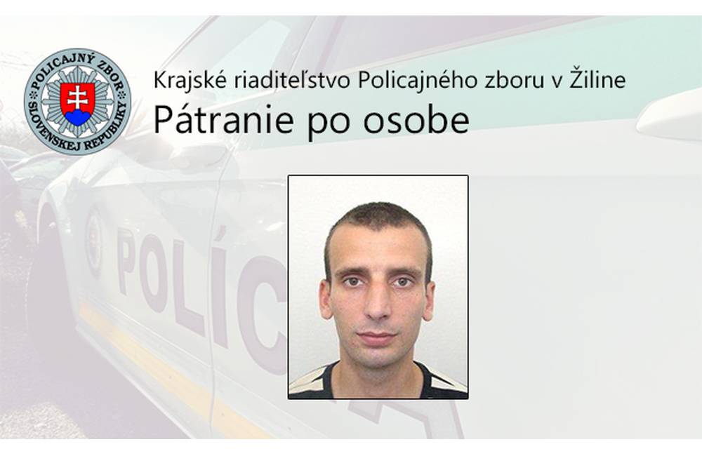 Foto: Polícia v Žiline pátra po mužovi menom Peter Štefančík pre trestný čin zanedbania povinnej výživy