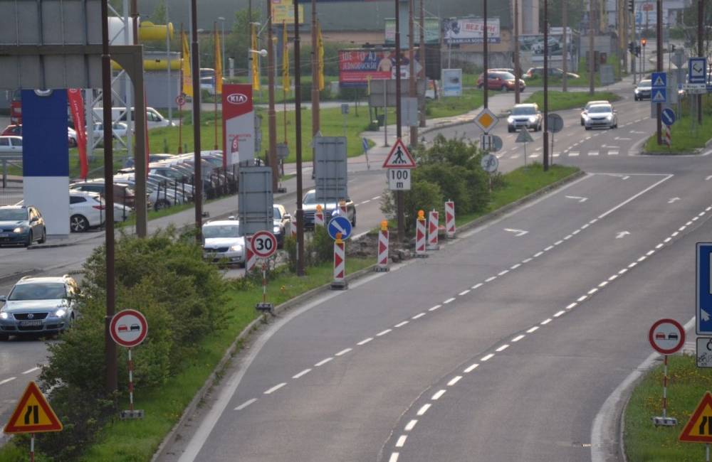 Foto: Na Košickej ulici vybudujú nový prejazd medzi jazdnými pásmi