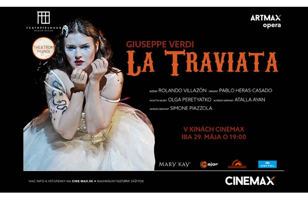 Foto: Obľúbená La Traviata v produkcii Baden Baden v CINEMAX Žilina už 29. mája 2017