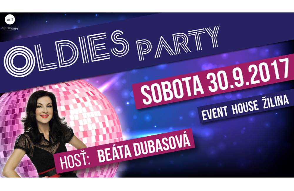 Oldies Párty s Beátou Dubasovou už v sobotu 30. septembra v Event House Žilina