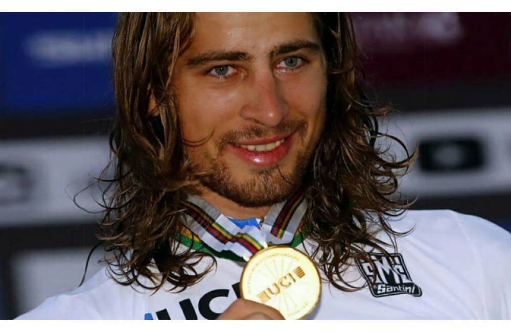 Zlatý hetrik pre Sagana - Žilinčan prepísal históriu svetovej cyklistiky