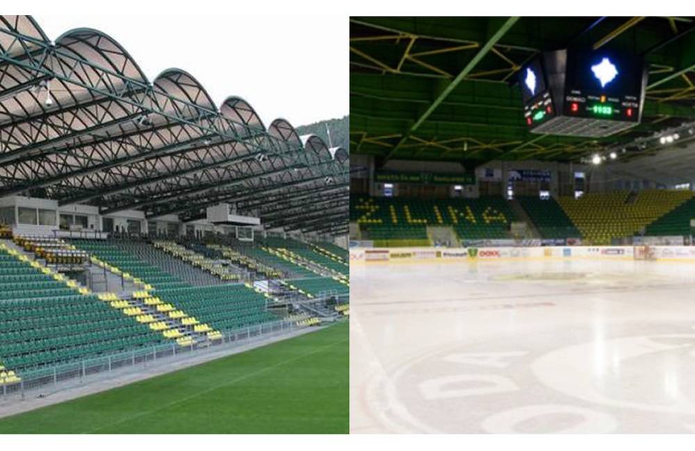 Na zimnom aj futbalovom štadióne v Žiline prebehnú dnes športové podujatia o 15:00 hod.