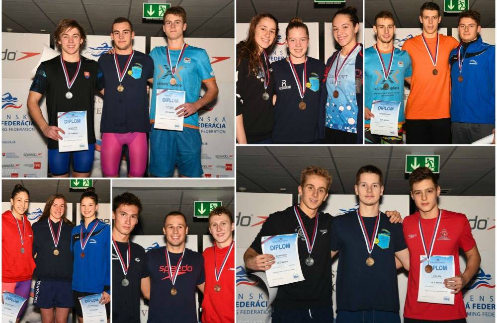Žilinskí plavci vybojovali na Majstrovstvách Slovenska 27 medailí a 7 titulov Majstra SR