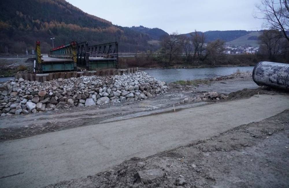Most ponad Kysucu vo Vraní dnes neotvoria, stavebné práce sa natiahli až do 15. decembra