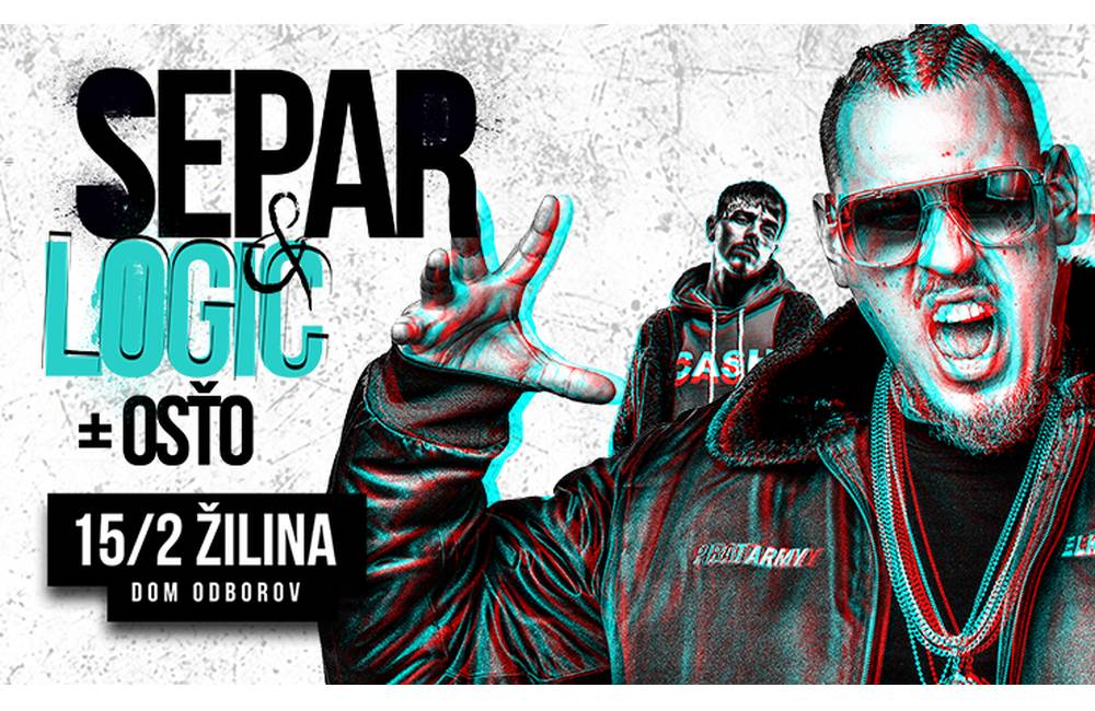 SEPAR & LOGIC tour 2018 v žilinskom Dome Odborov už 15. februára!