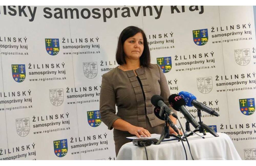 Županka Erika Jurinová predstavila päťročný plán rozvoja s názvom Žilinský kraj 22+
