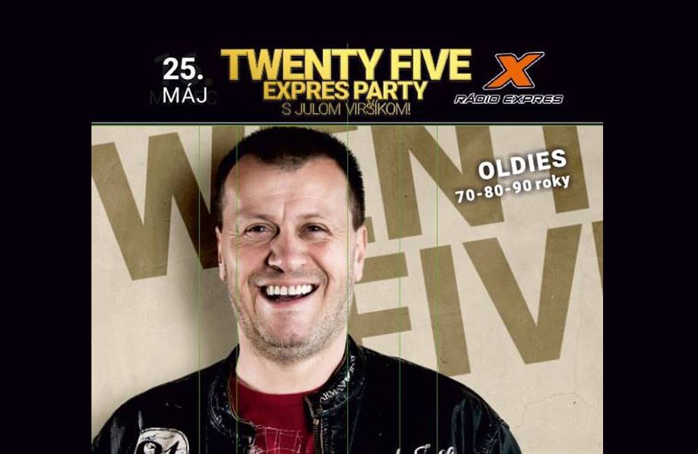 Twentyfive Expres párty s Julom Viršíkom prinesie do Žiliny legendárne oldies hity