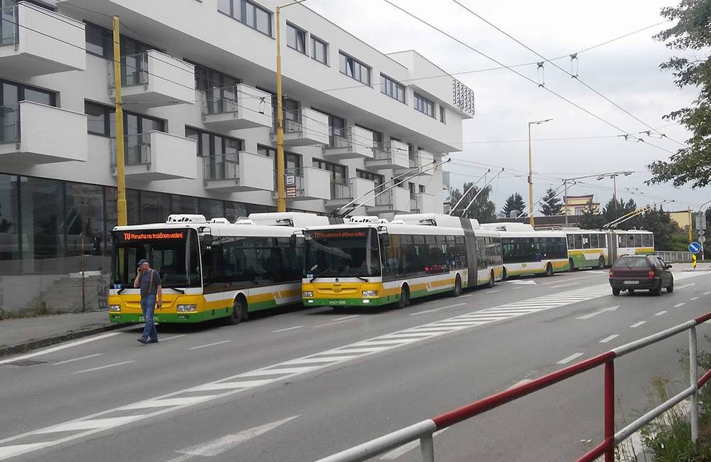 Trolejbusová doprava v Žiline mala problémy, od 18:30 bola obnovená