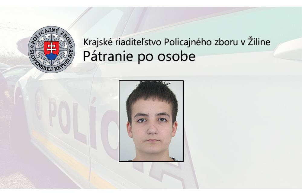 23-ročný Peter Kubica z Hájika je nezvestný, z domu odišiel v utorok a doteraz nedal o sebe vedieť