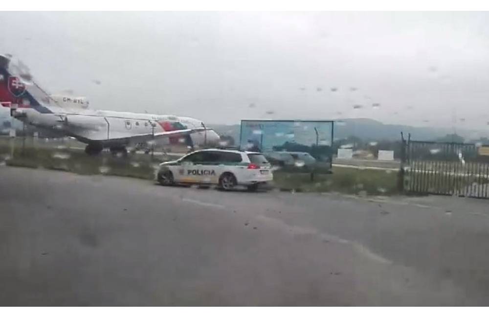 VIDEO: Z Martina sa včera presúval konvoj na žilinské letisko, išlo o rýchly transport orgánov