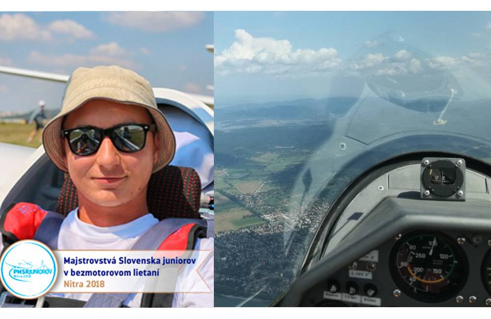 Žilinčan Milan Surovčík mladší sa stal juniorským majstrom Slovenska v bezmotorovom lietaní