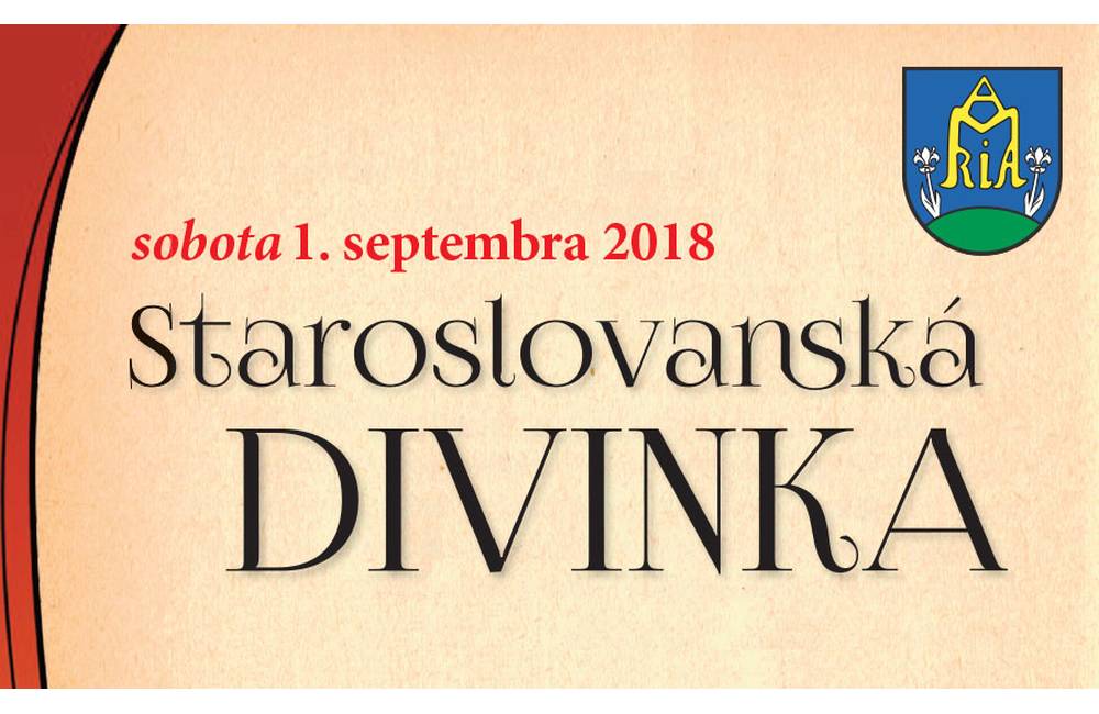 6. ročník podujatia Staroslovanská Divinka sa uskutoční už v sobotu 1. septembra