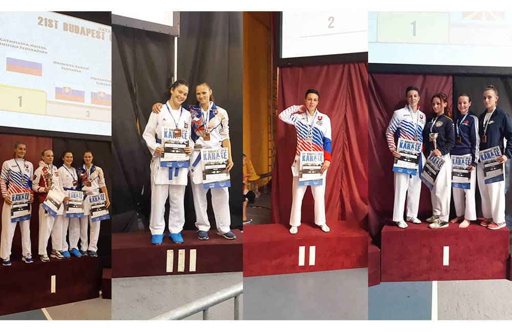 Výrazný úspech žilinského karate na BUDAPEST OPEN 2018