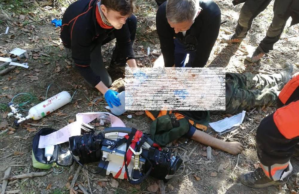 Foto: V lese na Kysuciach skolaboval 51-ročný robotník, záchranárom sa ho už nepodarilo oživiť
