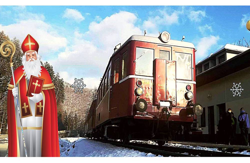 Mikuláš zavíta do múzea dopravy v Rajeckých Tepliciach, zo Žiliny môžete prísť historickým vlakom