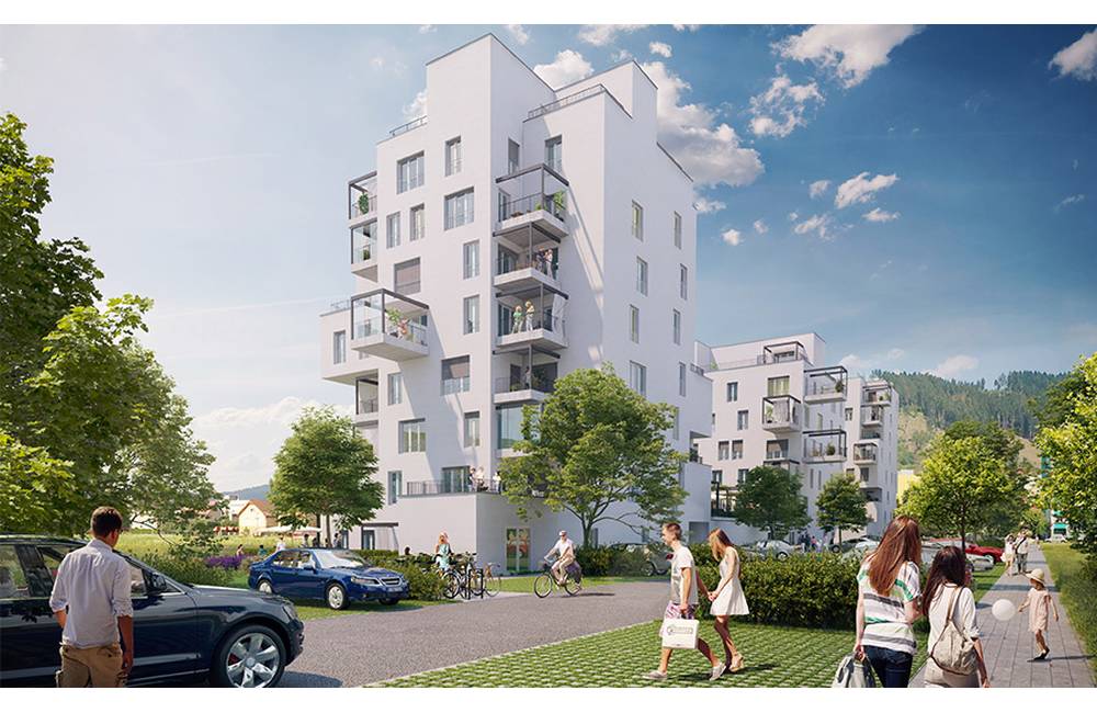Foto: V Kysuckom Novom Meste vyrastie nová štvrť Kamence, prvé byty sú už v predaji