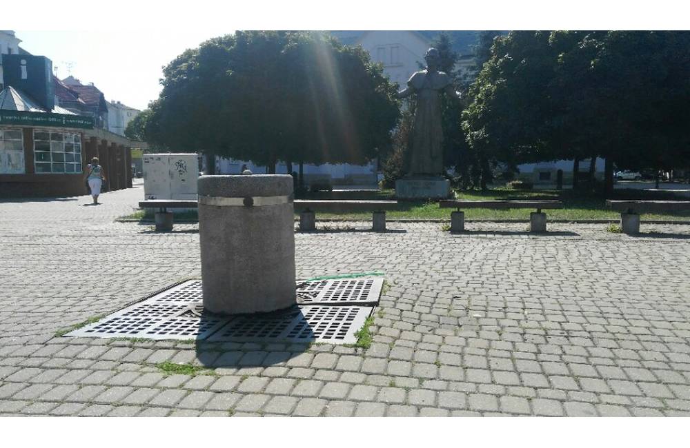 Mesto Žilina plánuje obstarať údržbu deviatich fontán a desiatich picích fontán