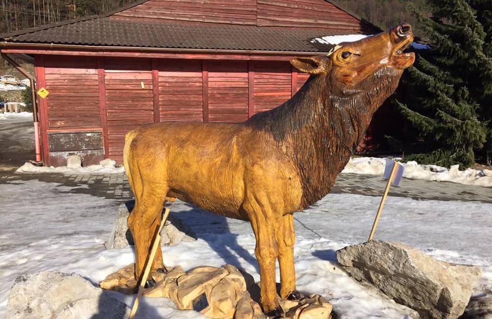 Neznámy páchateľ ukradol zo sochy jeleňa vo Valčianskej doline parohy, spôsobil škodu 2 000 eur