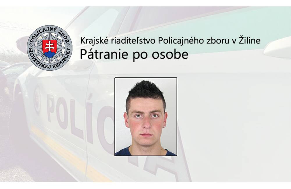 23-ročný Tomáš Paško je od pondelka 4. marca nezvestný, naposledy ho videli v pohostinstve