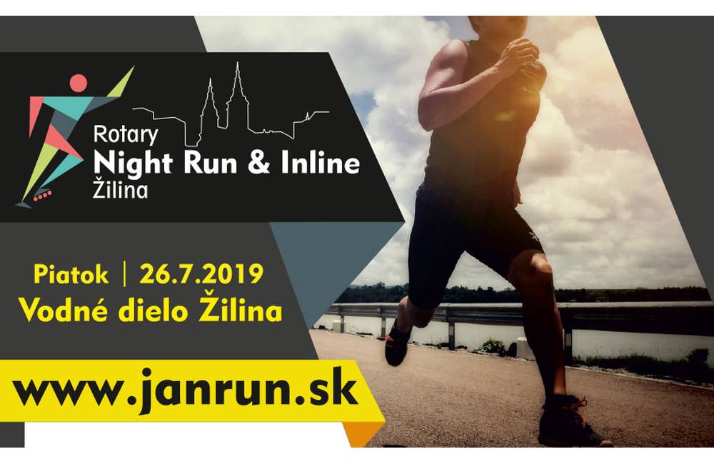 Športové podujatie pre celú rodinu: Rotary Night Run & Inline na Vodnom diele Žilina už zajtra