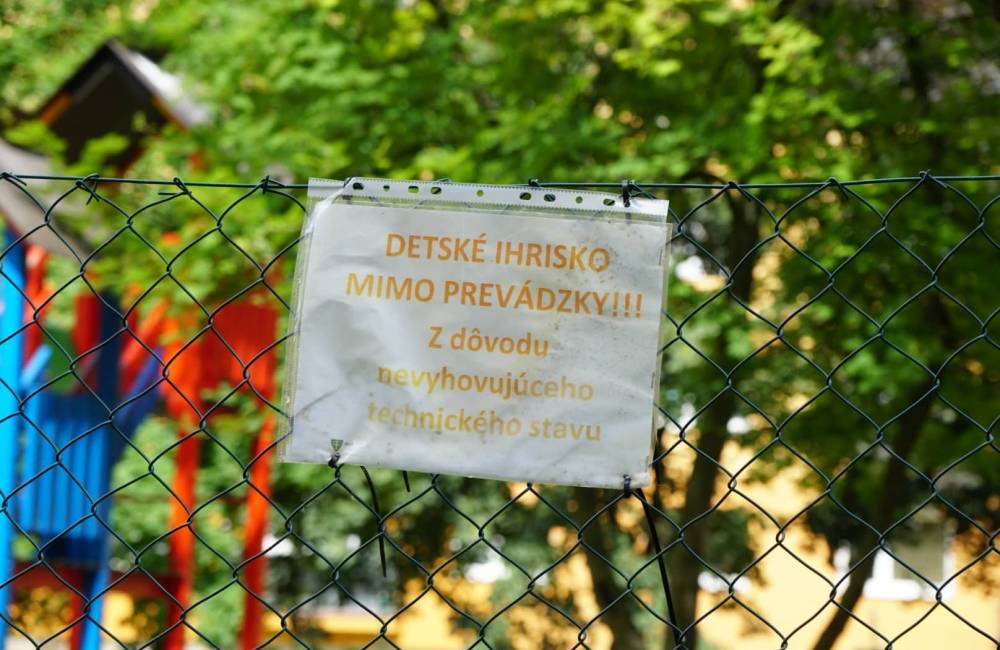 Viaceré detské ihriská v Žiline sú uzatvorené, presný termín obnovy mesto zatiaľ nevie určiť