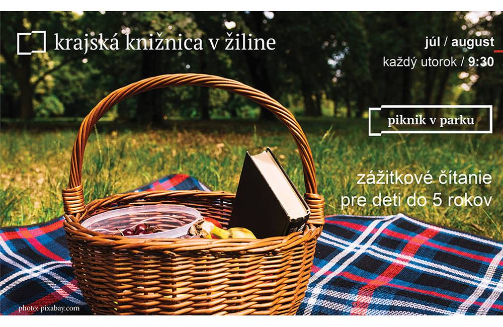 Piknik v parku - zážitkové čítanie pre deti do 5 rokov