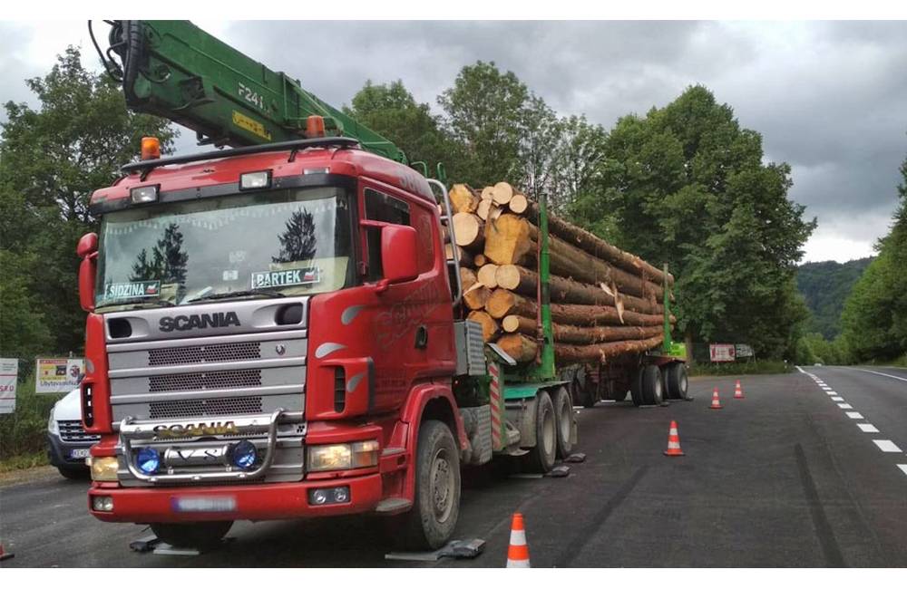 Poľský vodič kamiónu prekročil povolenú hmotnosť nákladu o približne 20 ton, dostal najvyššiu pokutu