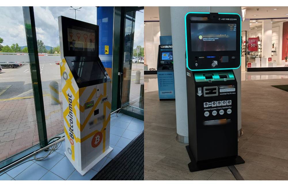 V nákupných centrách v Žiline pribudli dva bitcoinmaty, nákup a predaj sa viac oplatí cez internet