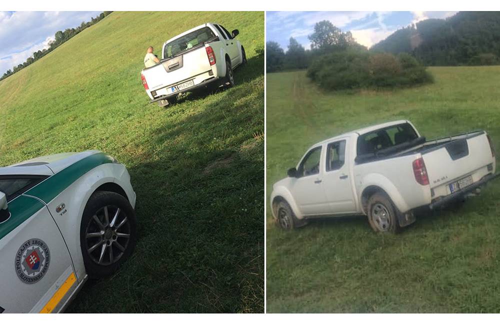 Foto: AKTUÁLNE: Ukradnutý Nissan Navara sa podarilo nájsť, je zaparkovaný pod Lietavským hradom