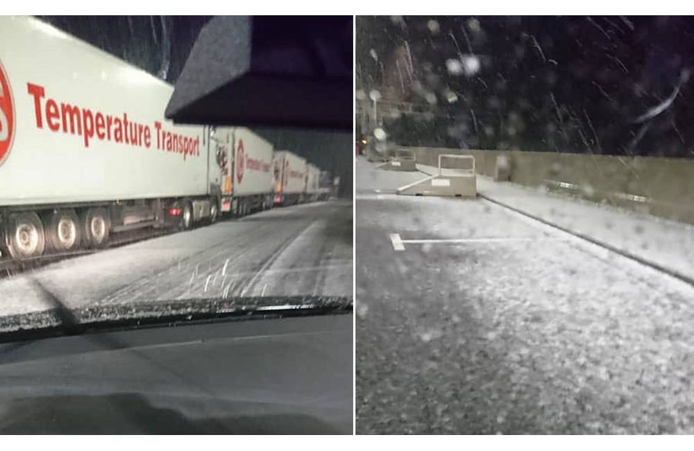 AKTUÁLNE: Polícia vyzýva vodičov v Žilinskom kraji k opatrnosti, na cestách je prvý sneh
