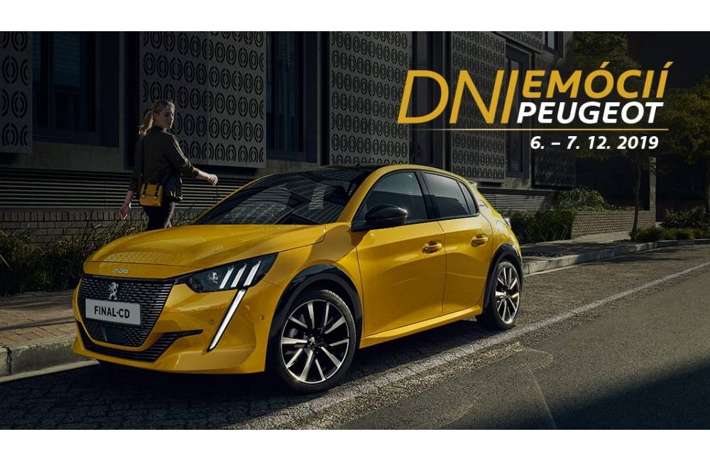 Dni Emócií Peugeot v žilinskej predajni FINAL-CD: Čakajú vás nové Peugeoty 208 a 508 SW