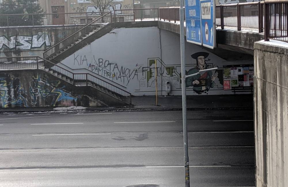 Radnica zvažuje, že pre vandalizmus malieb na Bernoláčke v Žiline, namontuje kamery