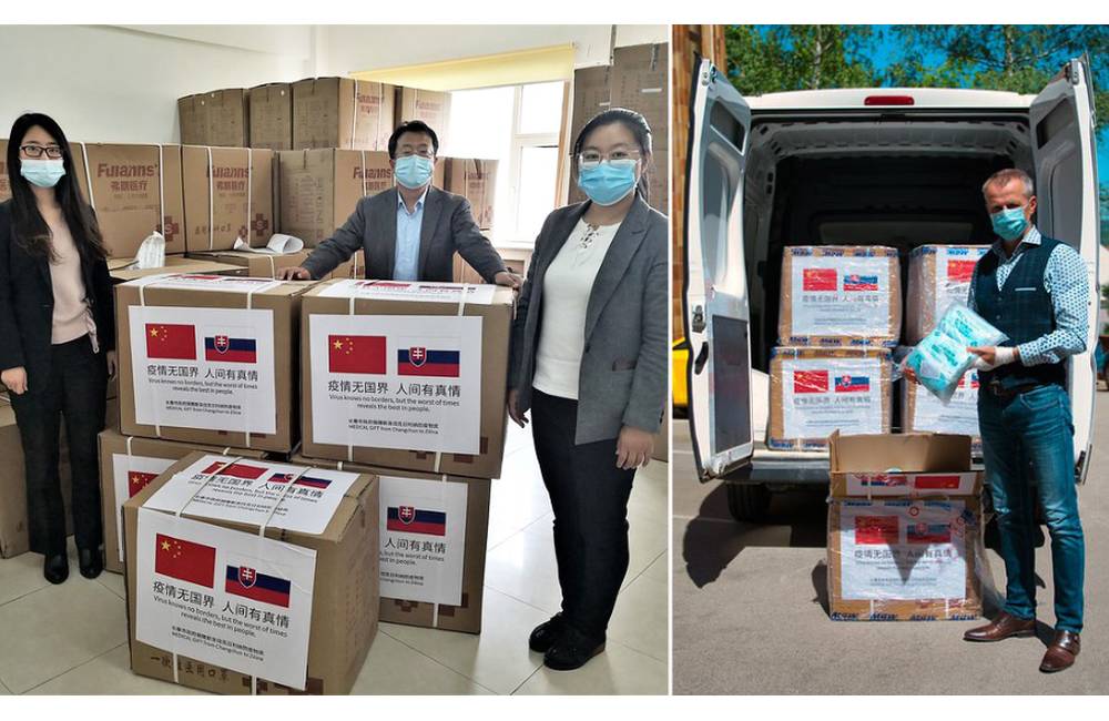 Partnerské mesto Changchun darovalo Žiline 30-tisíc jednorázových rúšok